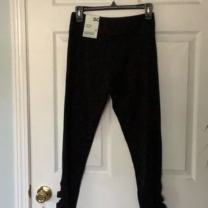 So Lounge Leggings with Decorative Straps at the Ankles